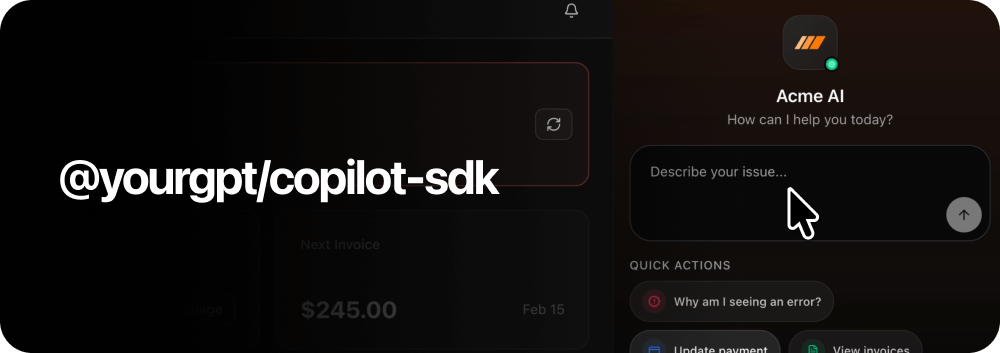 YourGPT Copilot SDK
